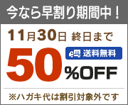 今なら早割りキャンペーン中！