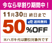 今なら早割りキャンペーン中！